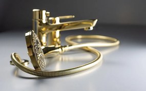 ARNIKA Baterie pentru Cadă cu 3 Orificii - finisaj auriu BQA_Z13M