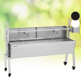 Sauenland Pro, grătar pentru prepararea porcușorilor, 13 W, 4 roți, oțel inoxidabil