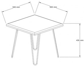 Masuta de Cafea Mahic - Walnut