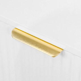 HOMCOM Bufet de bucătărie, mobilier de depozitare cu 2 uși, raft reglabil, picioare metalice ridicate, 60 x 40 x 80 cm, alb | Aosom Romania
