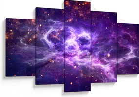 Tablou - Universul violet (150x105 cm)