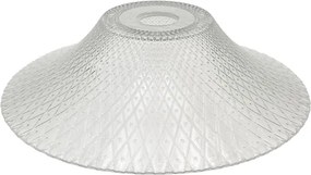 Plafonieră JULL WOOD 1xE27/15W/230V, stejar/transparent, Ø 34 cm
