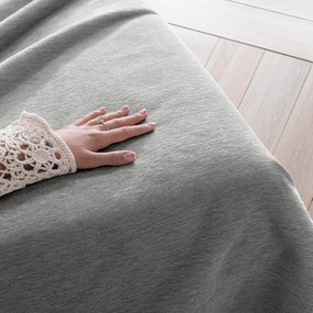 Cuvertură gri din janilie 220x240 cm Talo – Filumi