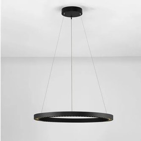 Lustra suspendata LED design circular DEOS negru NVL-9030894