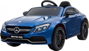 Masinuta Electrica cu acumulator pentru copii NOVOKIDS™ Mercedes C63S AMG Coupe, Cu telecomanda, Roti din Cauciuc EVA, 3-8 ani , Usi cu deschidere ,