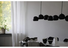 Lustră neagră cu abajur din metal Cupolo – Markslöjd