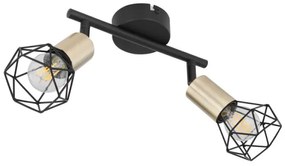 Spot de perete XARA 2xE14/40W/230V Globo 54802S-2AB