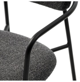 Scaun de dining gri închis Zama – Unique Furniture