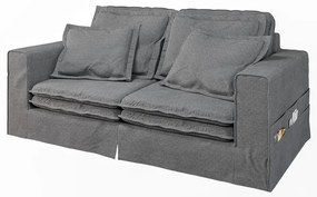 Canapea gri 196 cm Nora – Ropez