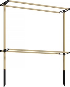 Outsunny Spalier metalic flexibil pentru fructe de pădure: zmeură, mure &amp; afine – spalier extensibil | Aosom Romania