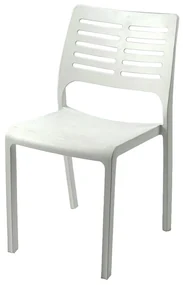 Scaun terasa Felix, 47x53x82 cm, polipropilena, alb