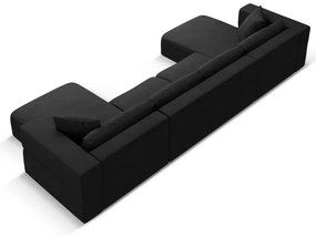 Colțar negru (în formă de "U") Esther – Milo Casa