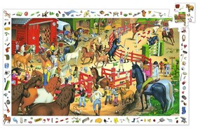 Puzzle pentru copii Djeco Observation Horse
