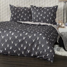 Lenjerie de pat din bumbac 4Home Reindeer, 140 x 220 cm, 70 x 90 cm, 140 x 220 cm, 70 x 90 cm
