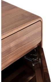 Comodă maro din lemn de nuc 90x110x45 cm Fawn – Gazzda