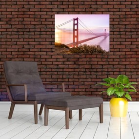 Tablou pe sticlă - San Francisco (70x50 cm)