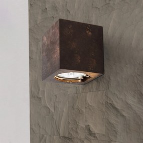 Aplica LED de perete design ambiental Cube antique rustic