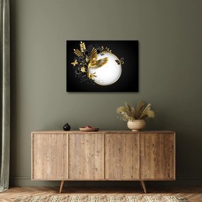 Tablou - Bile cu motive aurii (70x50 cm)