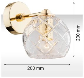 Argon 4202 - Aplică perete OVIEDO 1xE27/15W/230V