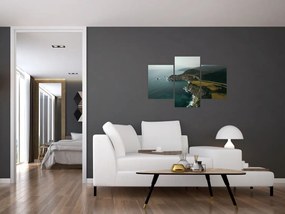 Tablou - Stânci în ocean (90x60 cm)