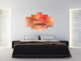Tablou picăturii de rouă pe floare (150x105 cm)