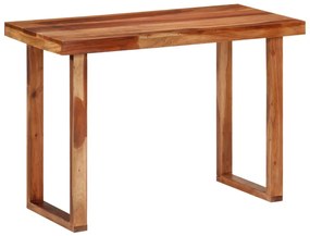 vidaXL Masă de bucătărie, 110x50x76 cm, lemn masiv de acacia