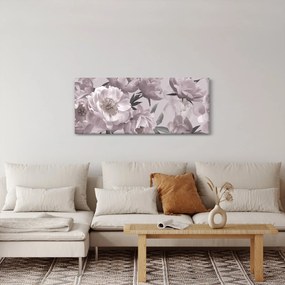 Tablou - Vintage bujorii (120x50 cm)