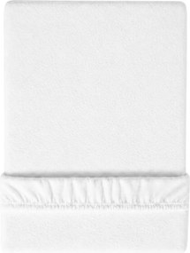 Cearsaf din fleece LUXESSA 90x200 cm, alb