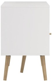 Comodă TV albă 117x61 cm Bodo – Tvilum