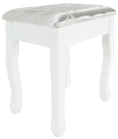 Măsuță decorativă cu scaun RODES NEW, albă