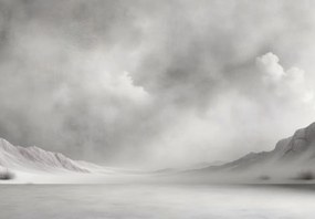 Fototapet - Pustiu gri (147x102 cm)