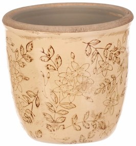 Vase ceramică pentru flori Flores retro, 13 x 12cm, 13 cm