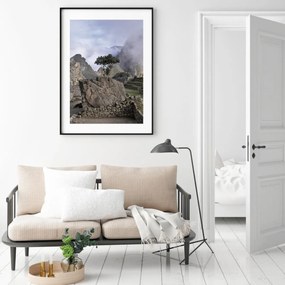 Poster - Copac pe stâncă (A4)