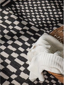 Covor pentru exterior și interior negru/crem 160x230 cm Haringey Barkham – Ted Baker