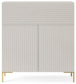 Dulap Lamellito L2  (gri bej + auriu). 1099063