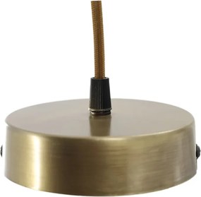 Lustra din sticla si alama, verde, H18/D21cm, 40W