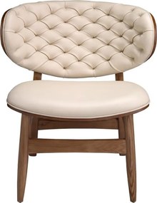 Fotoliu elegant design italian Sand-Walnut