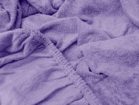 Cearsaf Frotir cu elastic EXCLUSIVE 140x200 cm mov deschis