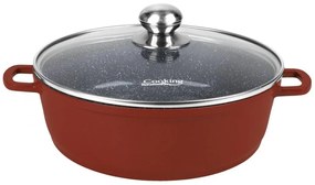 Cratiță din aluminiu cu capac 36x9.5 cm, 8.8L – Cooking by Heinner, Colecția Calabria HR-JLG-J36JCR, pentru familii mari sau conserve