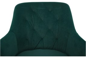 Zondo Fotoliu rotativ de design Vavien (verde). 1021255