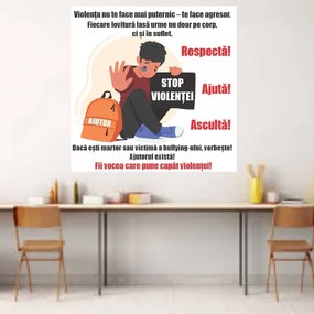Sticker perete STOP Bullying - STOP Violentei!