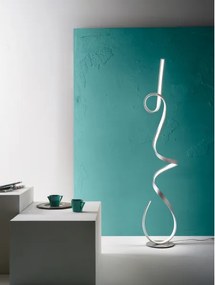 Ondaluce - Lampă LED de podea dimmabilă LUMEN LED/30W/230V, argintie