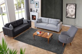Set canapea extensibila de 210cm si fotoliu alya