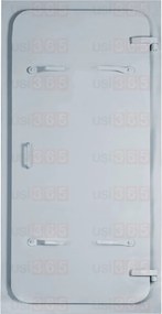 Usa metalica ALA buncar - UE - Otel 1 canat 8mm DR, UE - 8mm