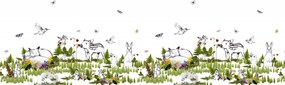 Fototapet, The Rabbit's Playground, Rebel Walls