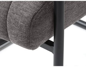 Scaun de dining gri închis Trout – Unique Furniture