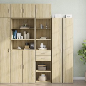 vidaXL Dulap de depozitare slim, stejar sonoma, 45x42,5x225cm, lemn