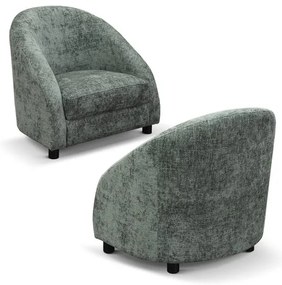 PAZZO DESIGN Fotoliu Aladino verde| Aosom Romania