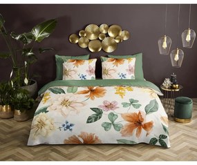 Lenjerie de pat din bumbac satinat pentru pat dublu, extinsă 240x220 cm Annabelle – Descanso