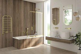 PRIZMA – Paravan de baie 100x140 cm KTJ_R73R Finisaj: Auriu periat